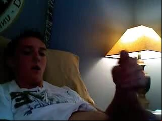 big Rubbing my hot well-pleased dick more than the bed gay